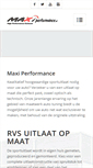Mobile Screenshot of maxiperformance.nl